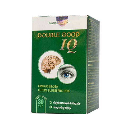 [CHÍNH HÃNG] Double Good IQ - Tăng tuần hoàn máu não, sáng mắt
