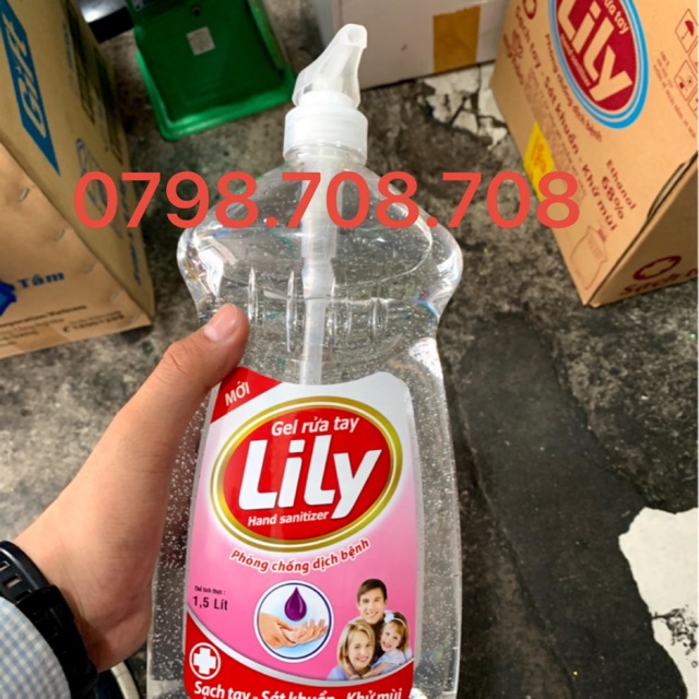 Grl rửa tay khô Lily 1.5l Mỹ Hảo