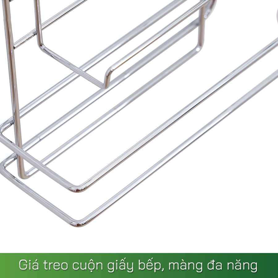 Giá treo cuộn giấy bếp, màng đa năng