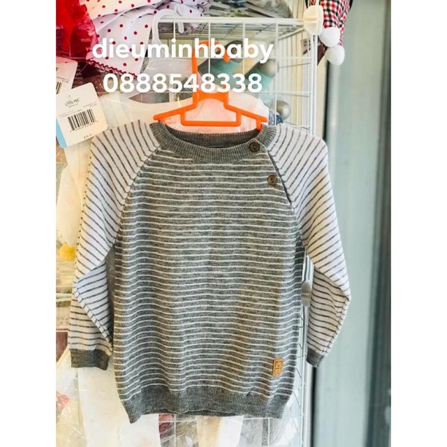 Thanh lý ÁO LEN BÉ gái LÔNG CỪU DOKMA 6m-9m
