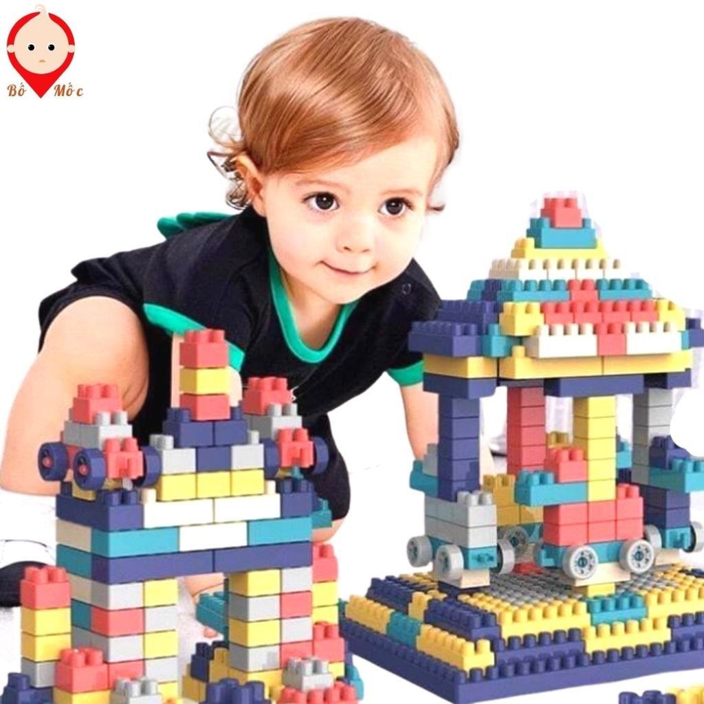 Đồ Chơi Ghép Hình Lego LEGO BUILDING BLOCK PARK-  Xếp Hình Giúp Bé Thông Minh, Tư Duy Sáng Tạo - Shop Bố Mốc