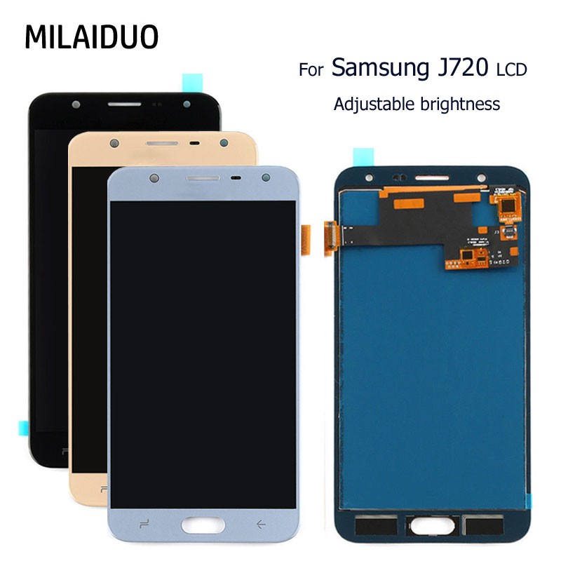 Màn hình cảm ứng LCD thay thế dành cho Samsung Galaxy J7 Duo J720 J720F
