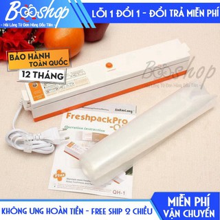[Hàng Chính Hãng] máy hút chân không Fresh Pack Pro, máy hút chân không kiêm hàn miệng túi thực phẩm cao cấp