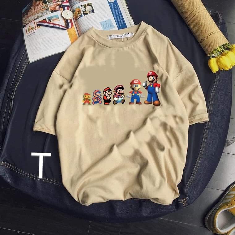 Áo Mario xếp hàng DTR1708