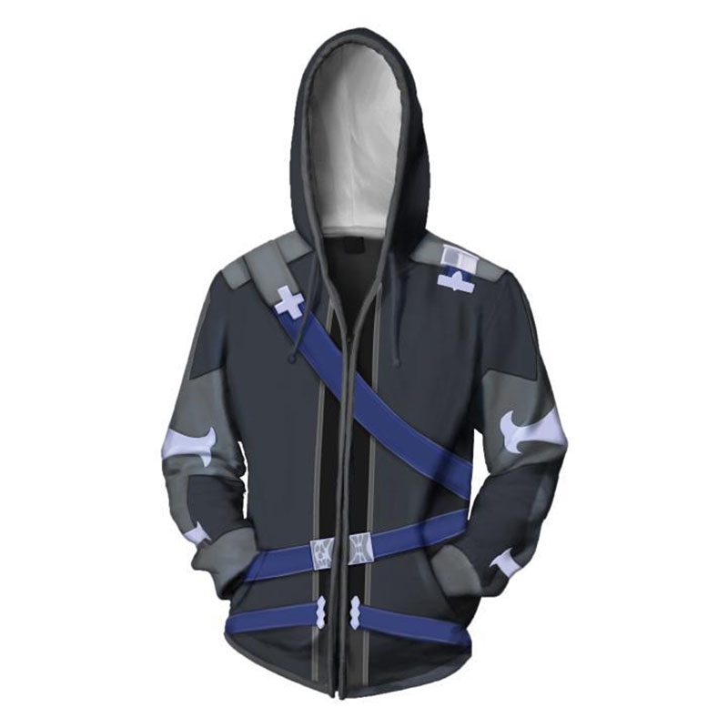 Áo Khoác Hoodie Có Khóa Kéo In Hình 3d Anime Sword Art Online Kirigaya Kazuto Kirito Asuna | BigBuy360 - bigbuy360.vn