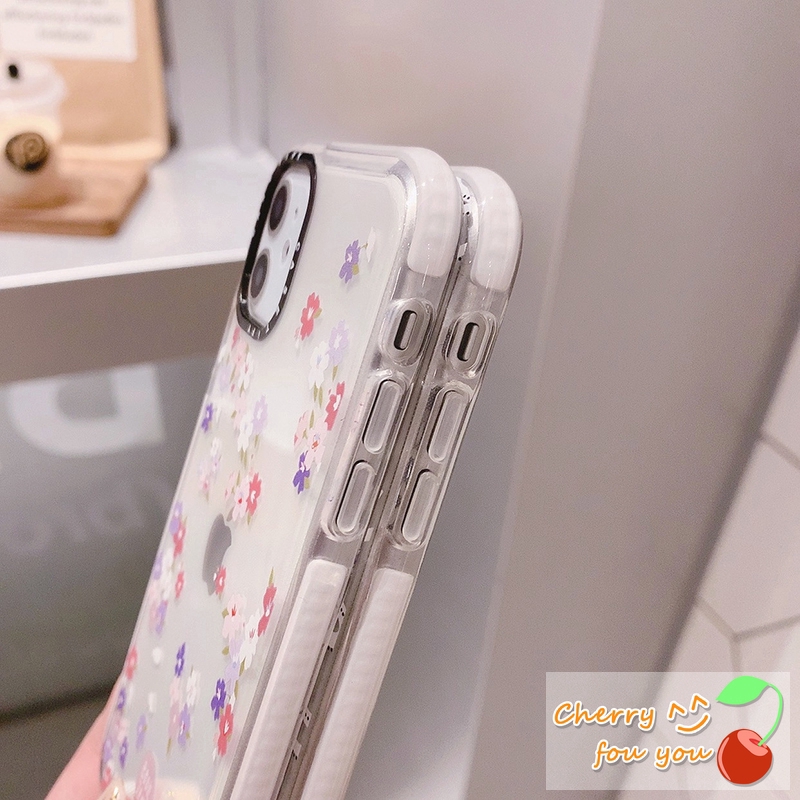 Ốp điện thoại mềm trong suốt họa tiết hoa mùa hè cho Iphone 11 Pro Max X Xs Max XR 6s 8 7 Plus