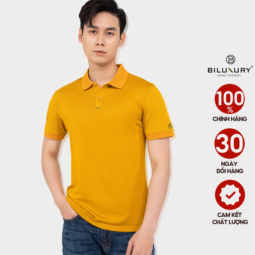 Áo polo nam cổ bẻ Biman by Biluxury thun co giãn thoải mái vận động lịch lãm trẻ trung 5APCB007