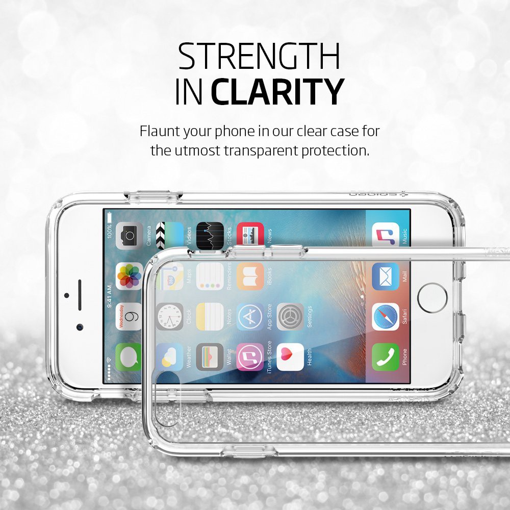 Ốp lưng  iPhone 6 / 6s / 6s Plus / iPhone 6 Plus Spigen Ultra Crytal (Trong Suốt) - Hàng Chính Hãng