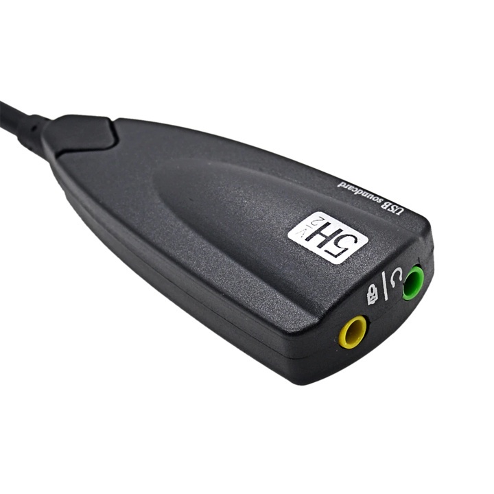 USB Sound Card Cao Cấp 5H V2 7.1 - Dây Chia Mic Và Loa Từ Cổng USB