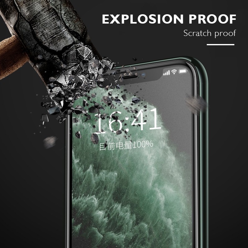 Kính Cường Lực Chống Bám Vân Tay Dành Cho iPhone X Xs Xr 6 6S 7 8 Plus 11 12 13 14 Pro Max