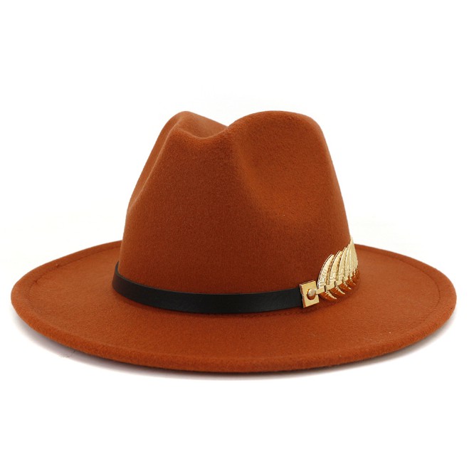 Mũ Phớt Fedora Nam Nữ Rộng Vành Mugout FN06 - Nón Phớt Vintage Chụp Ảnh Chất Nỉ Cao Cấp | Mũ Chất HCM