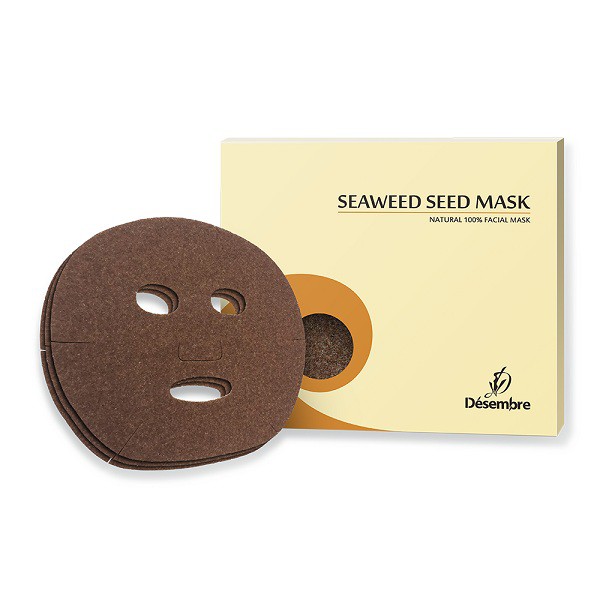 Mặt Nạ Tảo Biển Desembre Seaweed Seed Mask - Hộp 10 Miếng