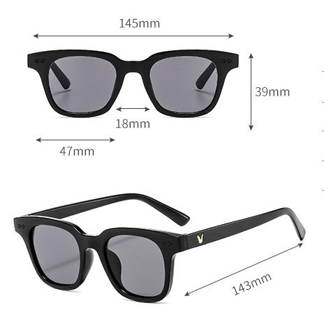 Kính mát nam nữ thời trang đẹp gọng kiếng râm đen du lịch chống nắng K324 Gong_119 | BigBuy360 - bigbuy360.vn