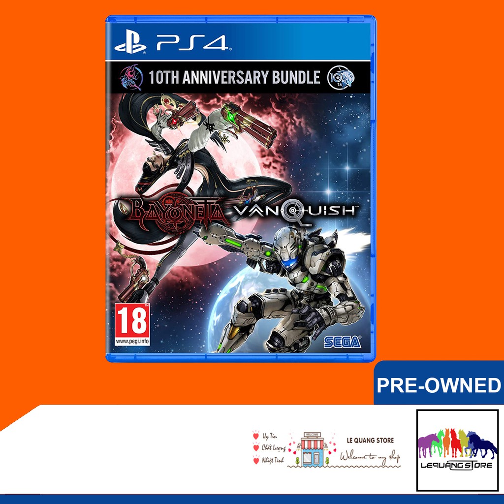 Đĩa Game PS4: Bayonetta and Vanquish 10th Anniversary Bundle