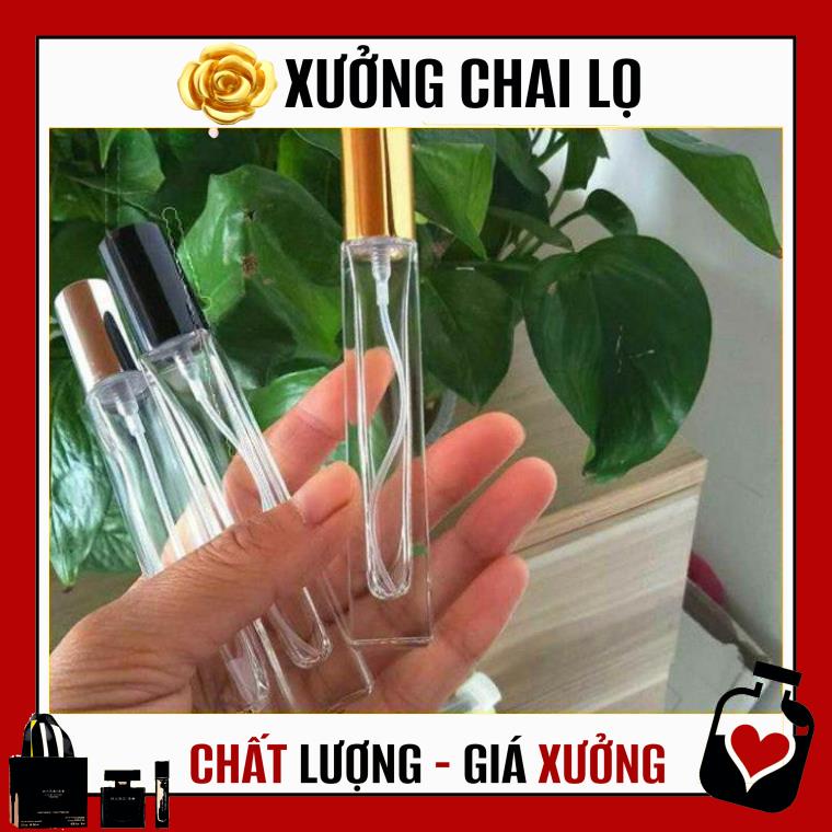 Lọ Chiết Nước Hoa ❤ TOP GIÁ RẺ ❤ Chai lọ chiết nước hoa 10ml Cao dày đựng dầu thơm, phụ kiện du lịch