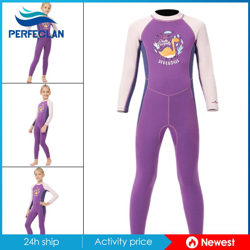 [Perfeclan] Bộ Đồ Bơi Lặn / Lướt Ván Dày 2.5mm Dành Cho Trẻ Em