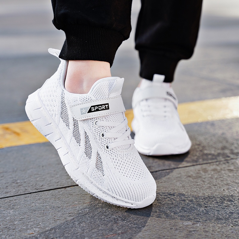 Giày Sneaker Cổ Cao Thời Trang Cho Bé Trai