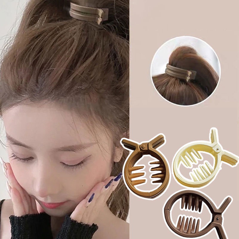 Kẹp Tóc Càng Cua Đuôi Ngựa Chỉnh Sửa Tóc Đuôi Ngựa Kiểu Mới 2022 Cho Nữ
