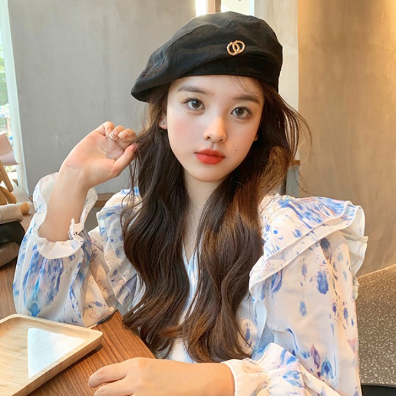 Mũ beret phong cách retro thời trang cho nữ