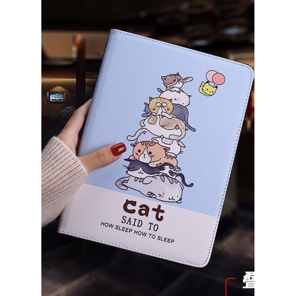 Bao da ipad air 4 10.9 2020 bao da ipad 10.9 bao da ipad air 4 2020 may tinh bang air 4 mèo cute | BigBuy360 - bigbuy360.vn