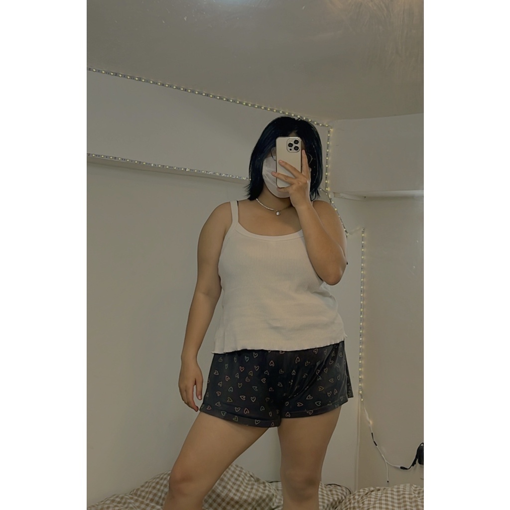 Áo hai dây bản to thun gân co giãn BIGSIZE FATTYTA