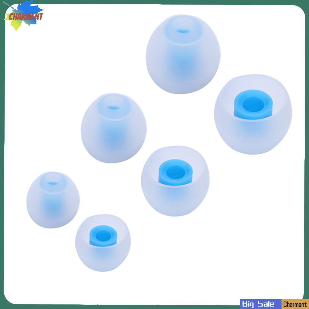 Set 6 Nút Silicone Thay Thế Cho Tai Nghe Kz Lz A4 Dz9