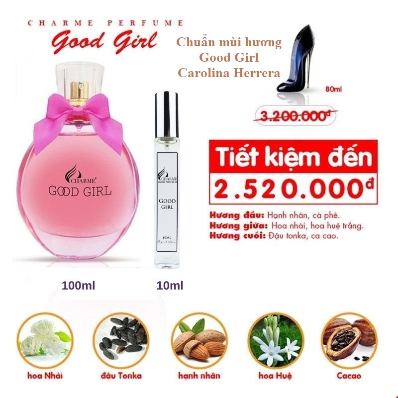 Nước hoa nữ Charme Good Girl 100ml