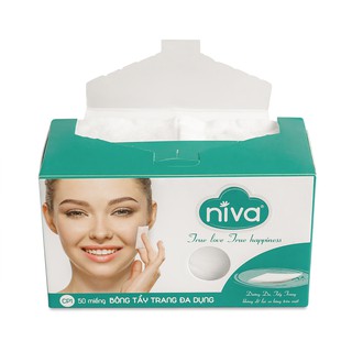 Bông tẩy trang Niva cao cấp 50 miếng