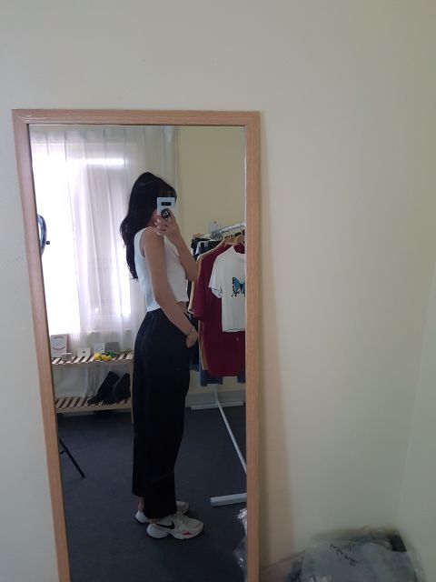 [SẴN] SET QUẦN ỐNG RỘNG +CROPTOP