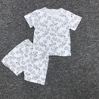 Bộ cotton bé trai bé gái