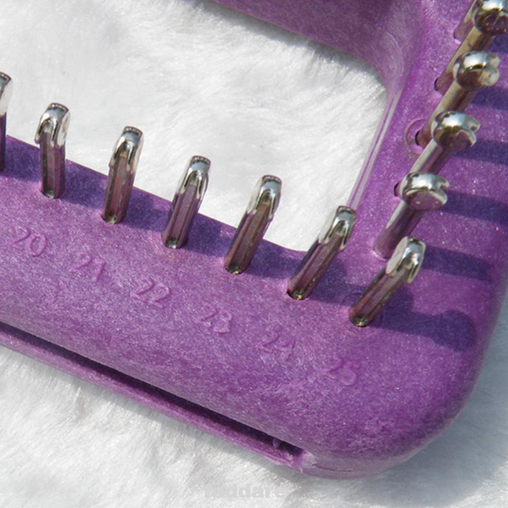 Máy dệt tất thủ công có thể điều chỉnh được có kèm dụng cụ móc len
