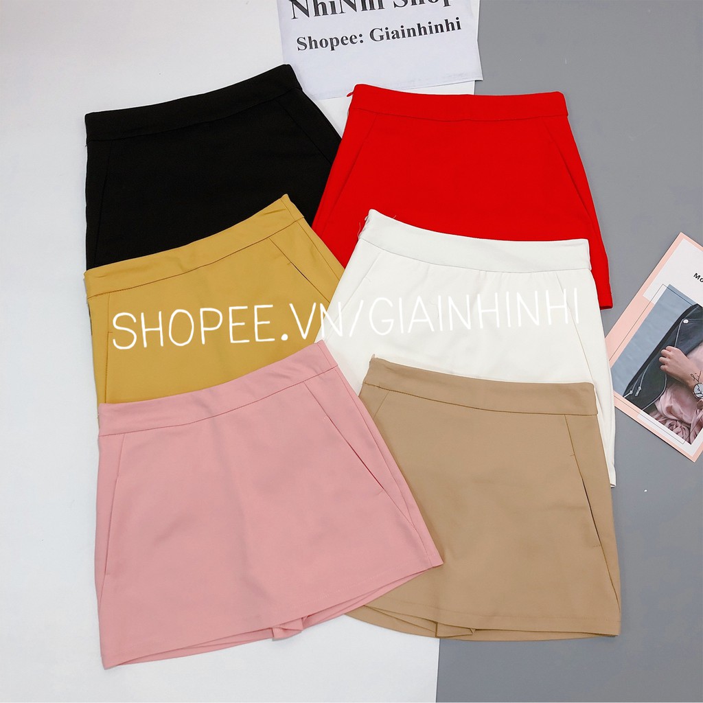 Chân váy Umi dáng A có lót quần trong CV253 - Có túi 2 bên | BigBuy360 - bigbuy360.vn