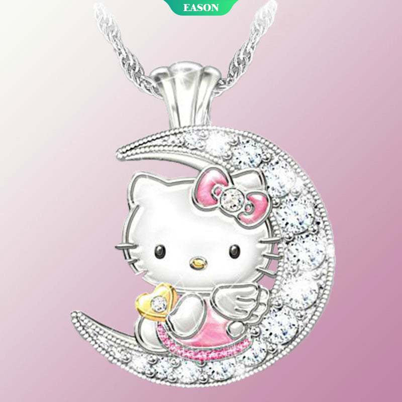 Vòng cổ Mặt Hình Mèo Hello kitty Thời Trang 2022
