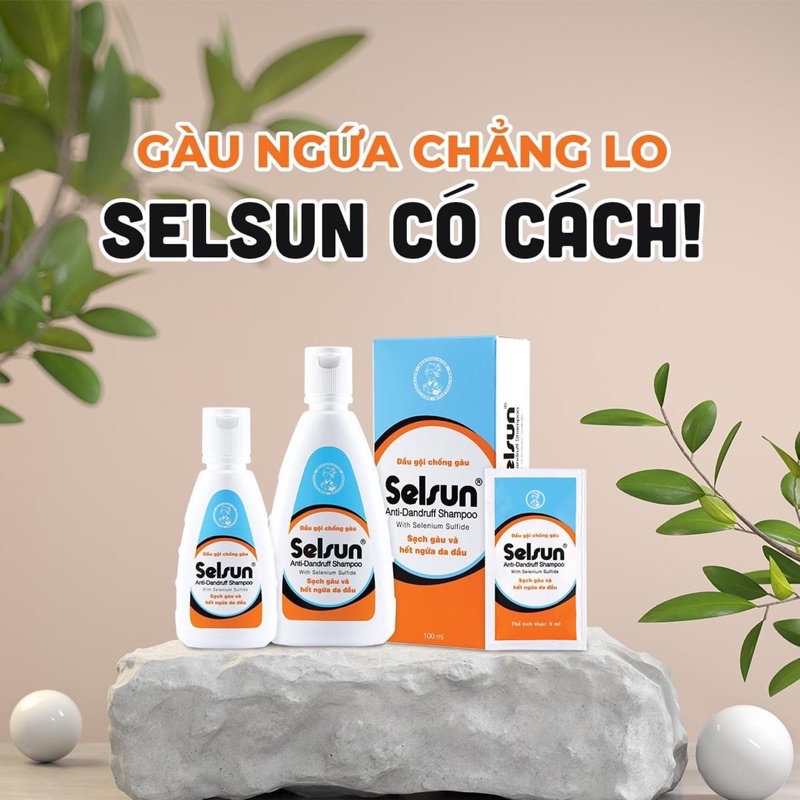 DẦU GỘI, XẢ SELSUN - SẠCH GÀU, HẾT NGỨA DA ĐẦU
