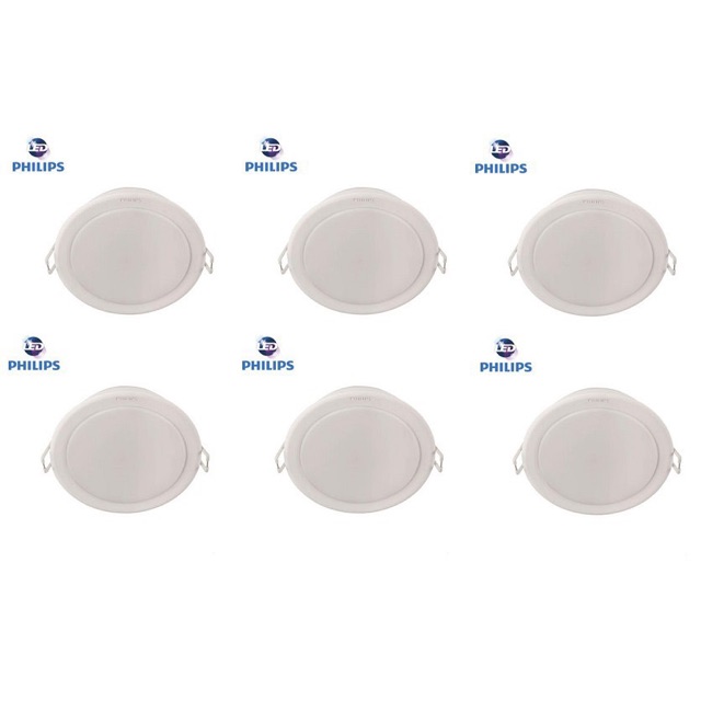 Bộ 40 Đèn Downlight Philips 59201/59202 5,5w 7w (Trắng/Vàng/Trung Tính 4000K)