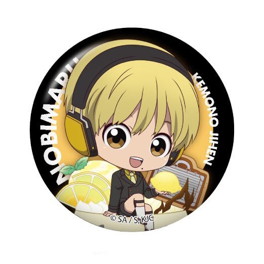 Huy hiệu IN HÌNH Kemono Jihen Văn phòng thám tử quái vật anime chibi dễ thương tiện lợi