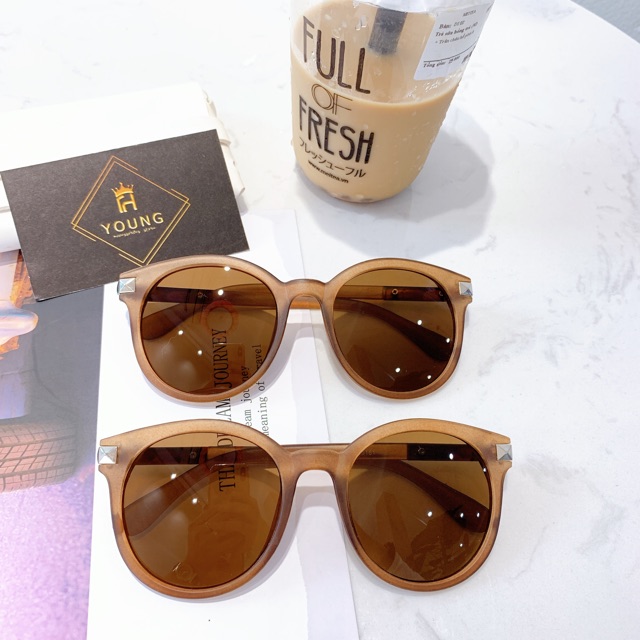 [Freeship Toàn Quốc từ 99k]⚡️ Kính thời trang Hàn Quốc Brown - Kính mát nữ | BigBuy360 - bigbuy360.vn