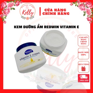 Kem dưỡng ẩm mềm mịn trắng da vitamin e Redwin úc cho da dầu da thường mặt body em bé người lớn  300g