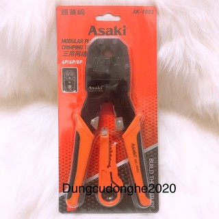 Kìm bấm mạng asaki ak-9003 rj45/rj11/rj22, kìm bấm mạng lan
