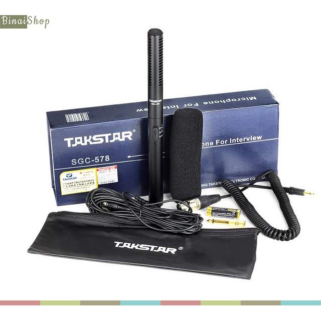 Takstar SGC-578 - Micro Phỏng Vấn Cho Máy Ảnh Máy Quay