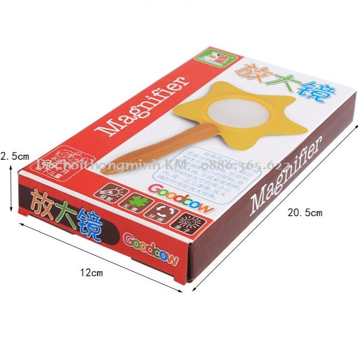 Kính lúp cầm tay cho trẻ học khám phá