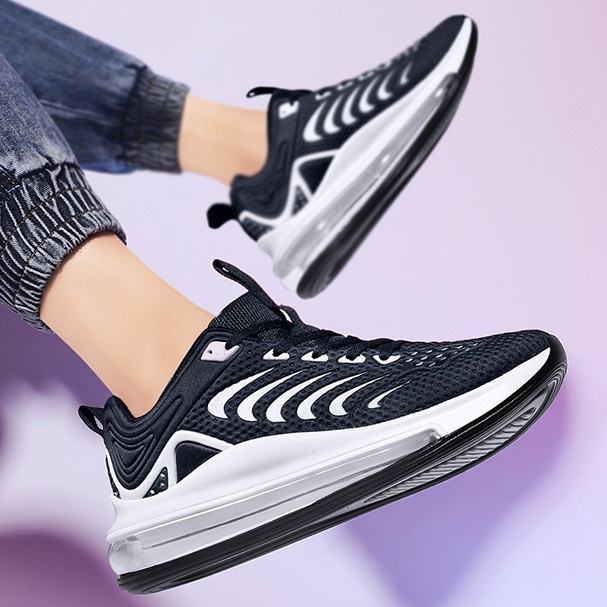 Giày Thể Thao Nam PANTOFII - Giày Sneaker Màu Xanh Than - Trắng, Giày Cao Cấp, Đế Xốp Nhẹ, Đàn Hồi Tốt - G5371