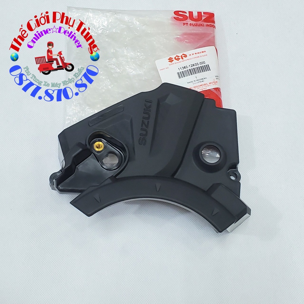 Nắp mang cá ( che nhông) Satria fi - Raider fi - GSX 150 zin mới -11360-12K00-000