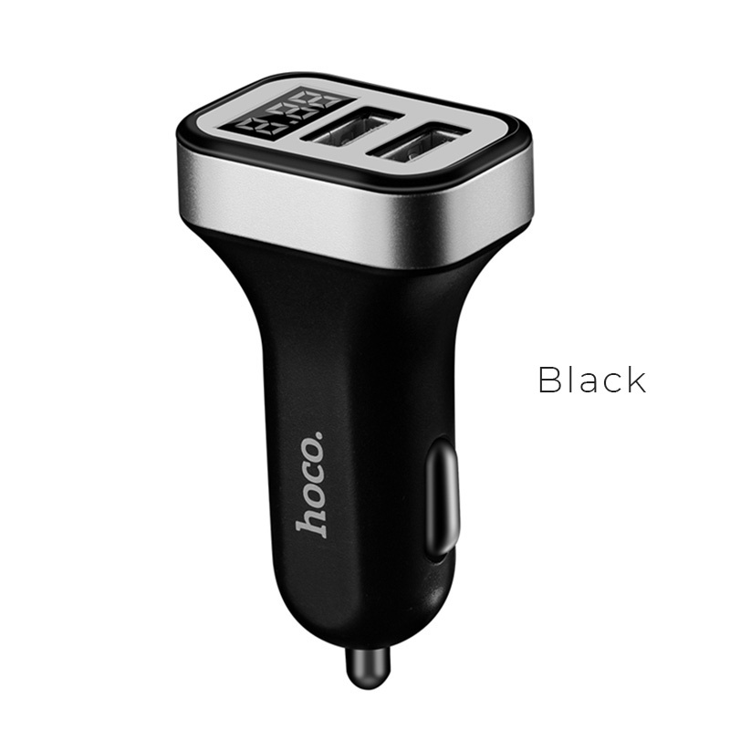 Tẩu Sạc Xe Hơi Hoco Z32 CỔNG USB + LED HIỂN THỊTẩu Sạc Ô tô Có Đèn Led - Bảo Hành Chính Hãng 12T