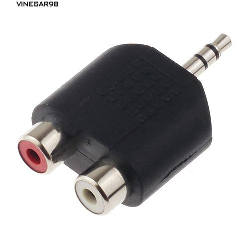Đầu chia jack 3.5mm sang 2 RCA chất lượng cao | BigBuy360 - bigbuy360.vn