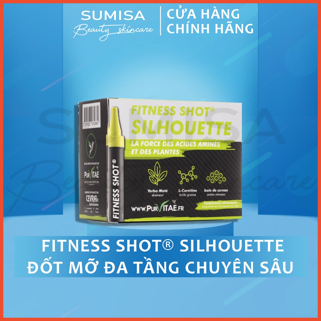 Fitness Shot® Silhouette - Đốt mỡ đa tầng chuyên sâu Made in France