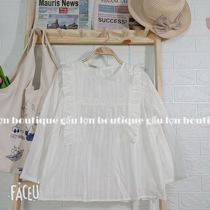 [ Mã WASTRUN4 giảm 10% tối đa 30K đơn 99K] áo babydoll bèo cánh tiên tay buộc nơ tiểu thư | BigBuy360 - bigbuy360.vn