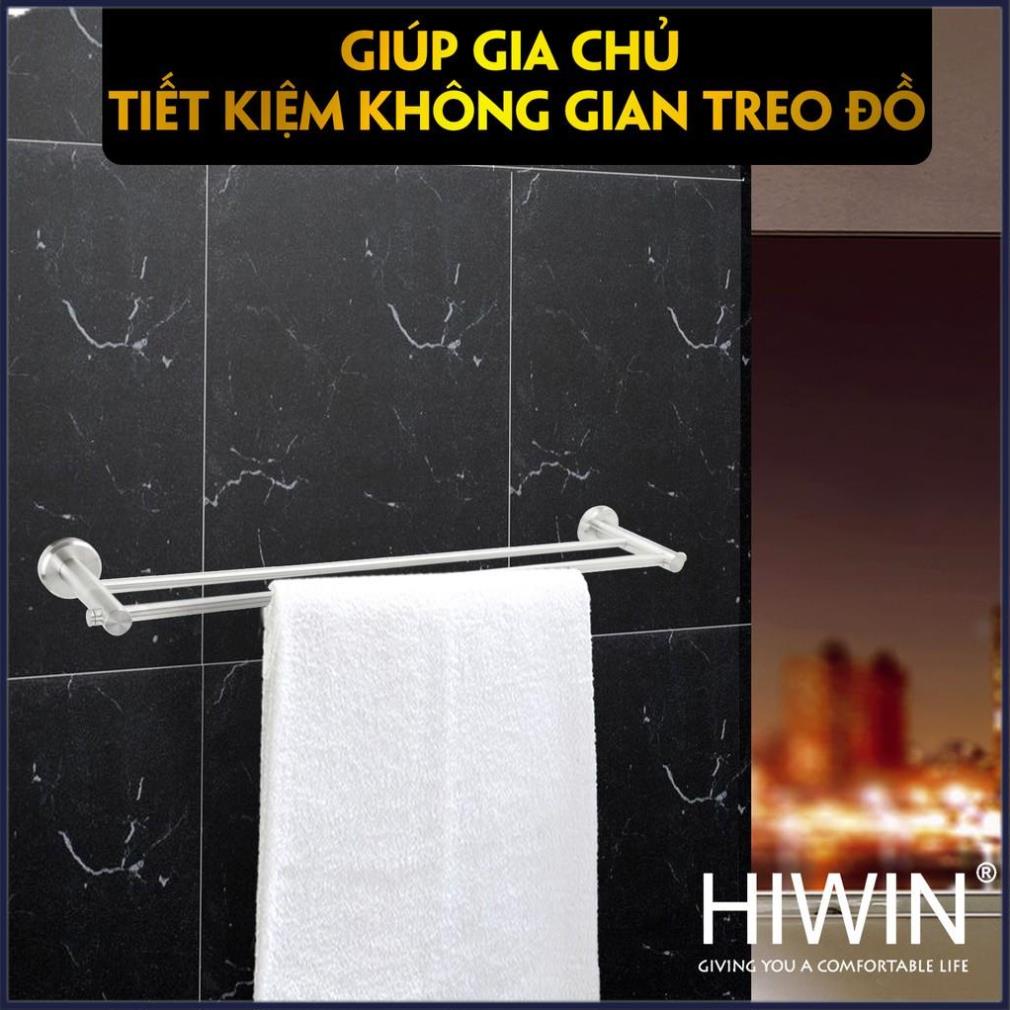 Thanh treo vắt khăn nhà tắm inox 304 mặt gương HIWIN Y-538