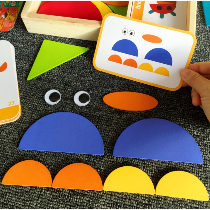 Bộ 50 chi tiết xếp hình con bọ giúp bé phát triển trí tuệ