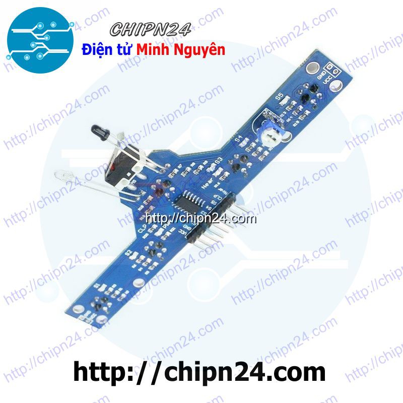 [1 CÁI] (E14) Module Cảm biến Dò line Thanh 5 led